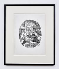 Untitled by R. Crumb contemporary artwork painting, works on paper, drawing