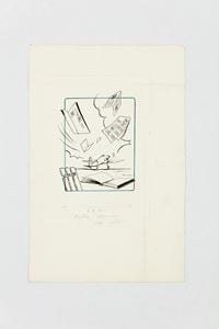 Untitled (Ali d'Italia) by Bruno Munari contemporary artwork works on paper, drawing