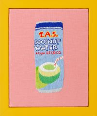 Coconut Water by Erica van Zon contemporary artwork textile
