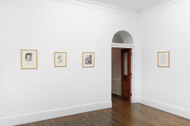 Exhibition view: Karen Kilimnik, Early Drawings 1976–1998, Sprüth Magers, London (8 April–21 May 2022). Courtesy Sprüth Magers. Photo: Ben Westoby
