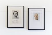 Head Height 2, 3 & 4 by Billy Apple contemporary artwork works on paper, drawing