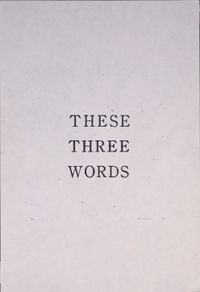 English Words by Jiro Takamatsu contemporary artwork print