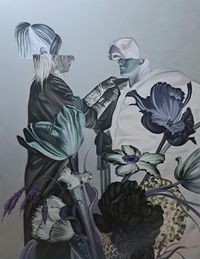 Frozen Awakening by Roghayeh Najdi contemporary artwork painting