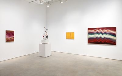 Exhibition view: Abraham Palatnik, Seismograph of Color, Galeria Nara Roesler, New York (13 January–19 February 2022). Courtesy Galeria Nara Roesler.