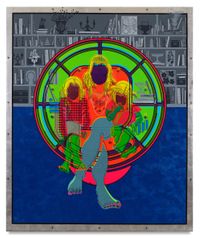 Mother and Child (Ball Chair) A by Ryan McGinness contemporary artwork painting