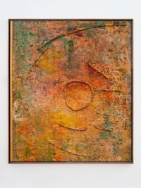Sand Circle by Frank Bowling contemporary artwork painting