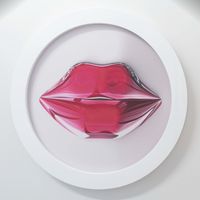 Red Glass Lips by Hye Rim Lee contemporary artwork photography, print