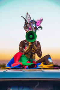 Nges’rhodlweni: Is’memo 3 by Zana Masombuka contemporary artwork print