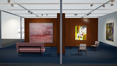 Hauser & Wirth, Frieze Masters booth installation view in HWVR (2020). Courtesy the artists and Hauser & Wirth.