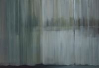 Landscape with curtain by Park Kyung-A contemporary artwork painting, works on paper