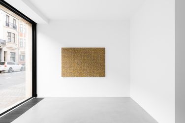 Exhibition view: McArthur Binion, Visual:Ear / Paper:Work, Xavier Hufkens, Brussels (18 November 2022–21 January 2023). Courtesy the artist and Xavier Hufkens. Photo: HV-studio.
