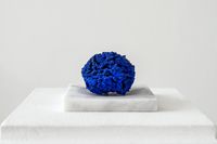 Eponge bleue by Yves Klein contemporary artwork sculpture