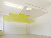 Tooth House, ceiling by Ian Kiaer contemporary artwork installation