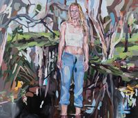 Camille in the Swamp by Oliver Watts contemporary artwork painting