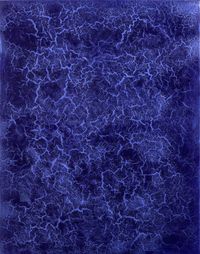Bleu Monochrome (20 005 BM) by Philippe Pastor contemporary artwork painting, mixed media