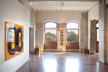Exhibition view: Lubna Chowdhary, Code Switch, Jhaveri Contemporary, Mumbai (14 January–27 February 2021). Courtesy Jhaveri Contemporary. Photo: Mohammed Chiba. 