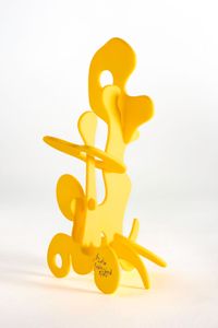Mini Sedna (Yellow) by Misha Milovanovich contemporary artwork sculpture
