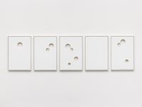 A)Plane (In Five) (Primed/Penetrated) by Cerith Wyn Evans contemporary artwork painting