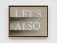 Let's Also by Ed Ruscha contemporary artwork mixed media