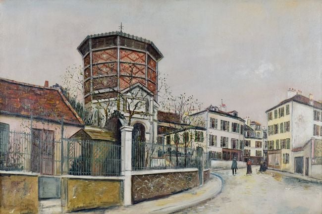 Place Jean-Baptiste-Clément by Maurice Utrillo contemporary artwork
