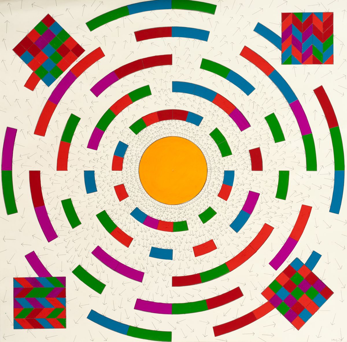Searchign Drawing Omni Directional Search Engine Drawing No. 4, 2018 by Stephen Willats ...