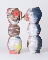 Untitled (Profiles) by Brendan Huntley contemporary artwork sculpture, ceramics