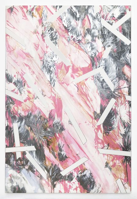 Pink and silver 1 by Eric LoPresti contemporary artwork