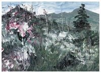 landscape by Jiwon Kim contemporary artwork painting