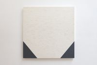 White/Grey Pyramid/Wall by Michael Wilkinson contemporary artwork sculpture
