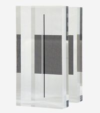 Vibración en la masa transparente by Jesús Rafael Soto contemporary artwork sculpture
