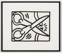 Untitled by Keith Haring contemporary artwork works on paper, drawing