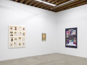 Exhibition view: Group Exhibition, footnotes and headlines, Andrew Kreps Gallery, Cortlandt Alley, New York (8 July–13 August 2021). Courtesy Andrew Kreps Gallery, New York. Photo: Dan Bradica.