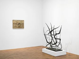 Exhibition view: Group Show, Herbert Ferber | Mark Rothko, David Zwirner, 69th Street, New York (20 February–14 April 2018). Courtesy David Zwirner.
