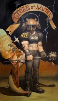 Joan of metal by Seungwan Ha contemporary artwork painting