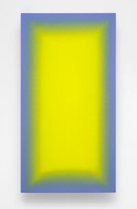 Yellow (Violet) Core Series by Ruth Pastine contemporary artwork painting, works on paper, sculpture