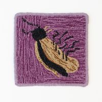 Roach Rug by Claudia Kogachi contemporary artwork textile