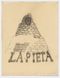 La Pieta by Sandra Vásquez de la Horra contemporary artwork works on paper, drawing