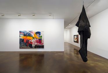 Exhibition view: Oscar Murillo, Catalyst, Kukje Gallery, Seoul (29 November 2018–9 January 2019). Image provided by Kukje Gallery.