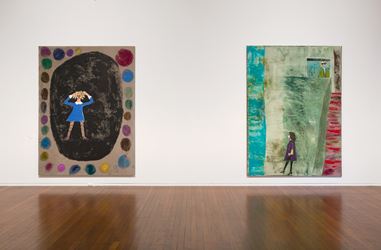 Exhibition view: Jenny Watson, Peripheral Vision, Roslyn Oxley9 Gallery, Sydney (10 May–2 May 2018). Courtesy Roslyn Oxley9 Gallery. 