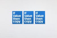 If Value Then Copy by Superflex contemporary artwork painting