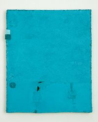 Untitled (teal) by Louise Gresswell contemporary artwork painting, works on paper