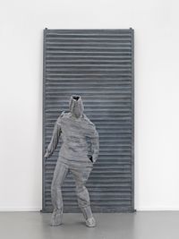 Blotter Figure with Shutter III by Juan Muñoz contemporary artwork mixed media