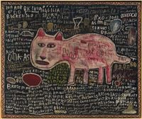 Kucing Merah by Yunizar contemporary artwork painting