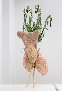 Bud Vase (Bulbus Pink) by Christian Holstad contemporary artwork sculpture, ceramics