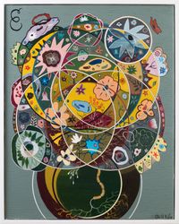 Seed of Consciousness by Keith Tyson contemporary artwork painting