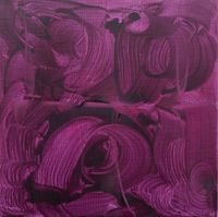 Small Purple Sky by Sylke Von Gaza contemporary artwork painting