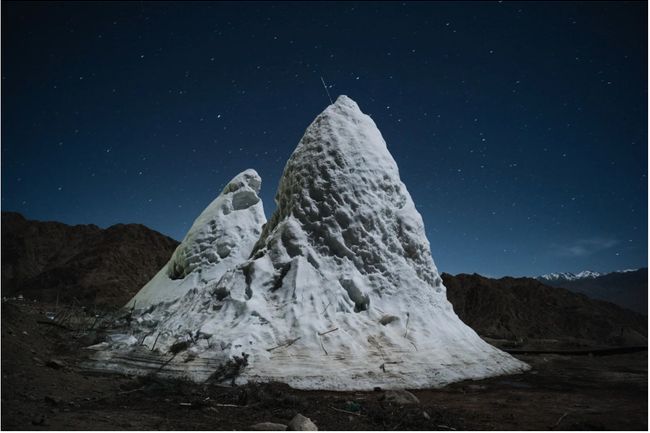 The Ice Stupas #0044 by Ciril Jazbec contemporary artwork