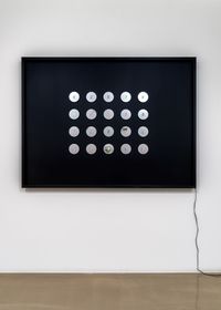 Changing Time with Changing Self - small circle no.8 by Tatsuo Miyajima contemporary artwork mixed media