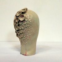Headcase 25 by Julia Morison contemporary artwork sculpture, ceramics