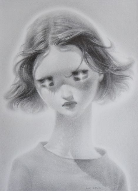 그대 앞에 난 촛불이어라 by Myung Seon Ku contemporary artwork